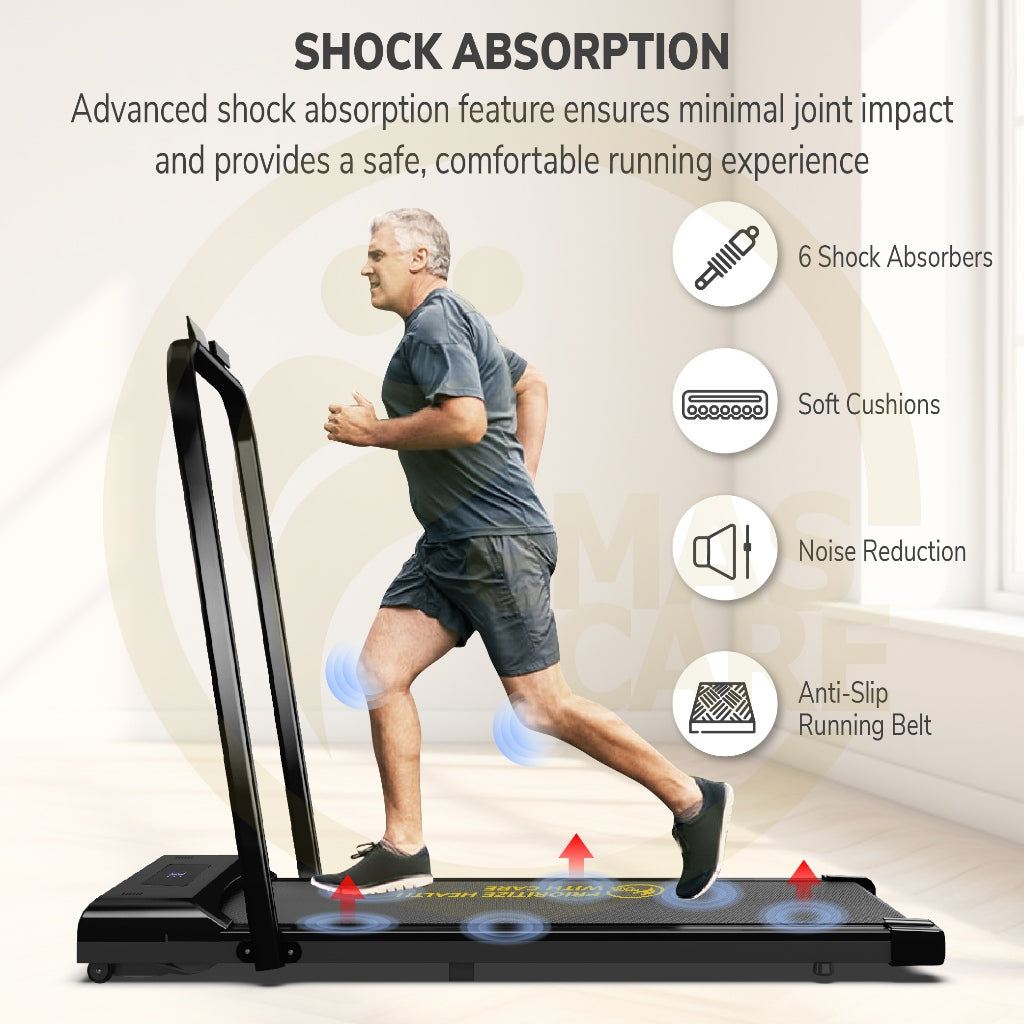 3.0HP Walking Treadmill With Handle Smart Walking Pad Machine Ultra-Thin Home Exercise Equipment Indoor Run/Walk Machine