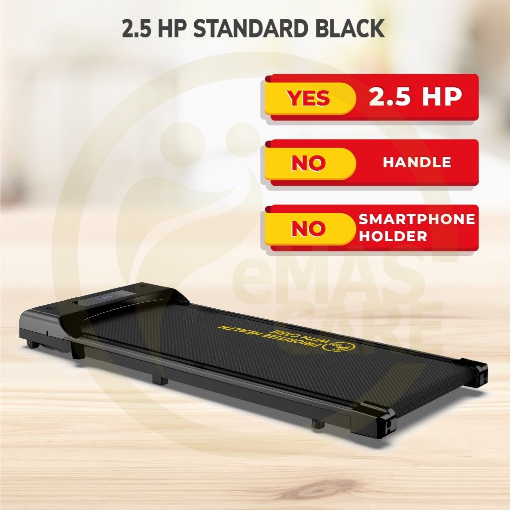 3.0HP Walking Treadmill With Handle Smart Walking Pad Machine Ultra-Thin Home Exercise Equipment Indoor Run/Walk Machine
