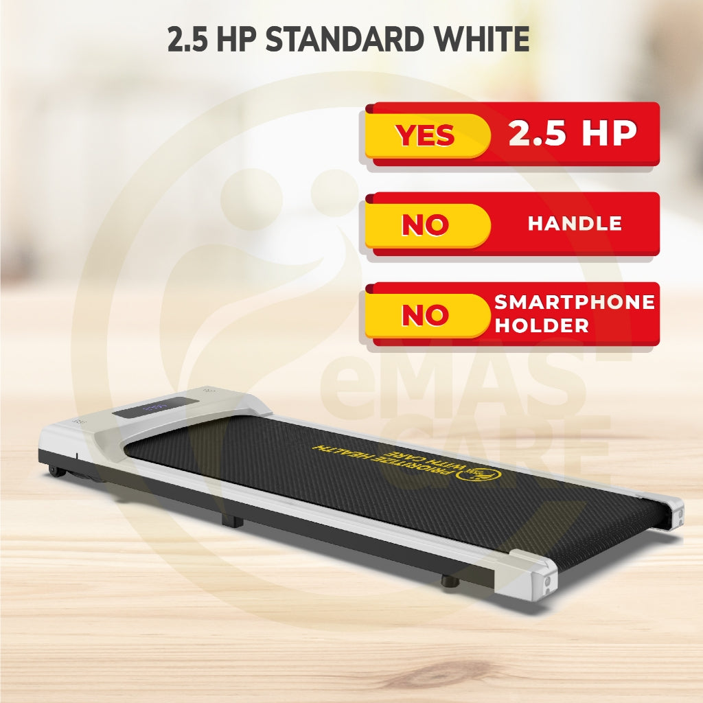 3.0HP Walking Treadmill With Handle Smart Walking Pad Machine Ultra-Thin Home Exercise Equipment Indoor Run/Walk Machine