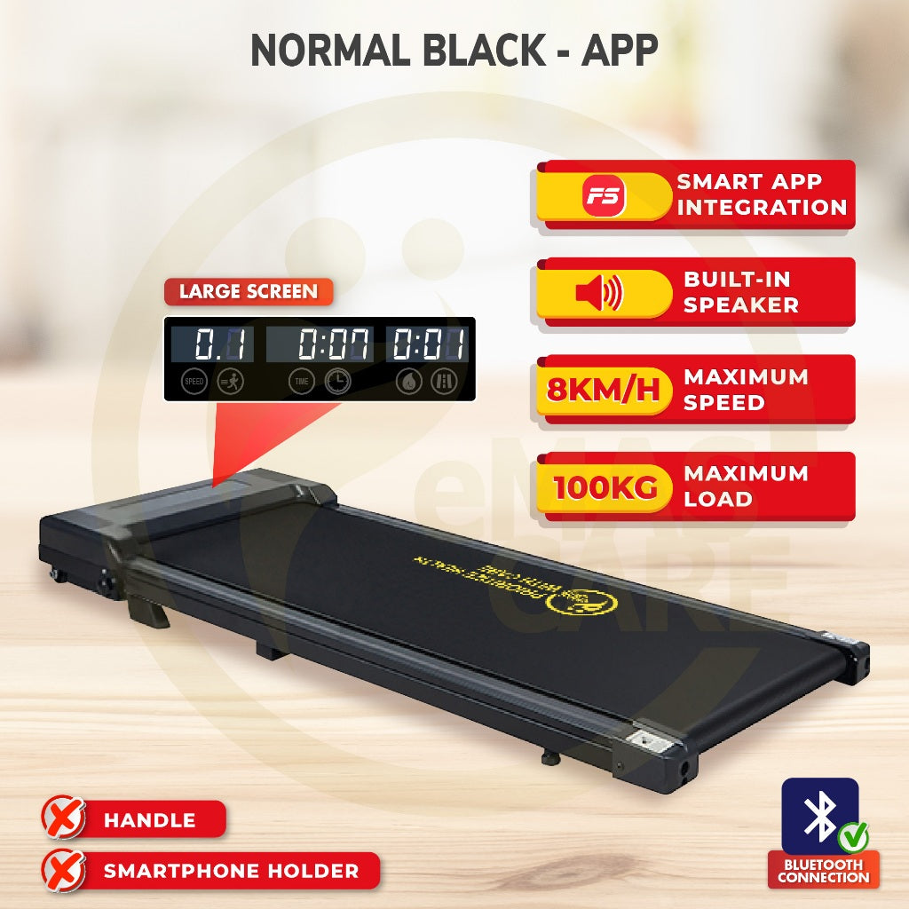 3.0HP Walking Treadmill With Handle Smart Walking Pad Machine Ultra-Thin Home Exercise Equipment Indoor Run/Walk Machine