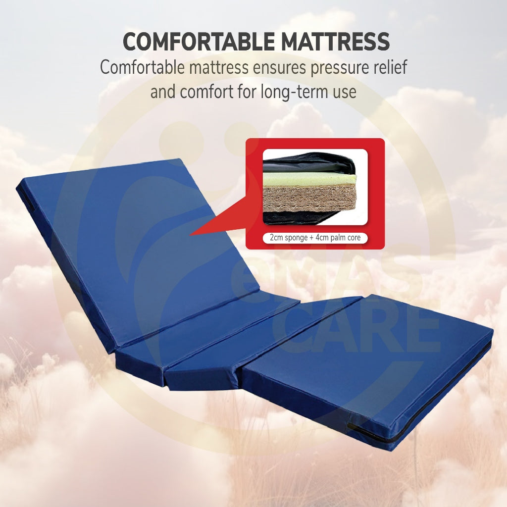 Electric Remote Control Hospital Bed 3 Function Electrical Mattress Dining Table Backrest Lifting Mode Katil Hospital